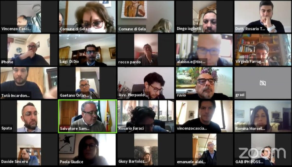 Sindaco stoppa royalties per la crisi, "Comune rischia default": confronto fiume su emergenza - Consiglieri e organizzazioni datoriali si sono confrontati in videoconferenza