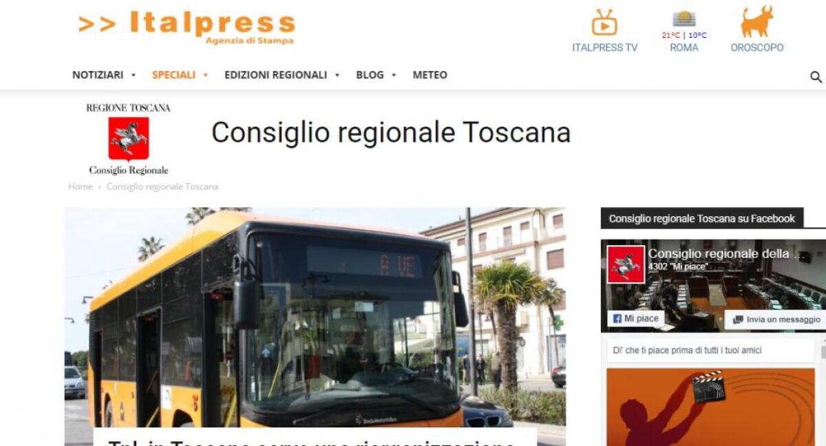 == Attacco razzista all’Italpress da capogruppo Lega Toscana == - 