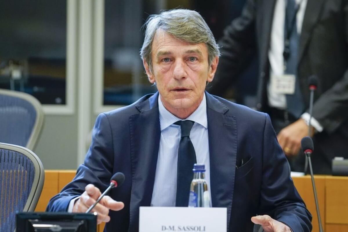 Ue, Sassoli “Dobbiamo camminare insieme e piu’ spediti” - 