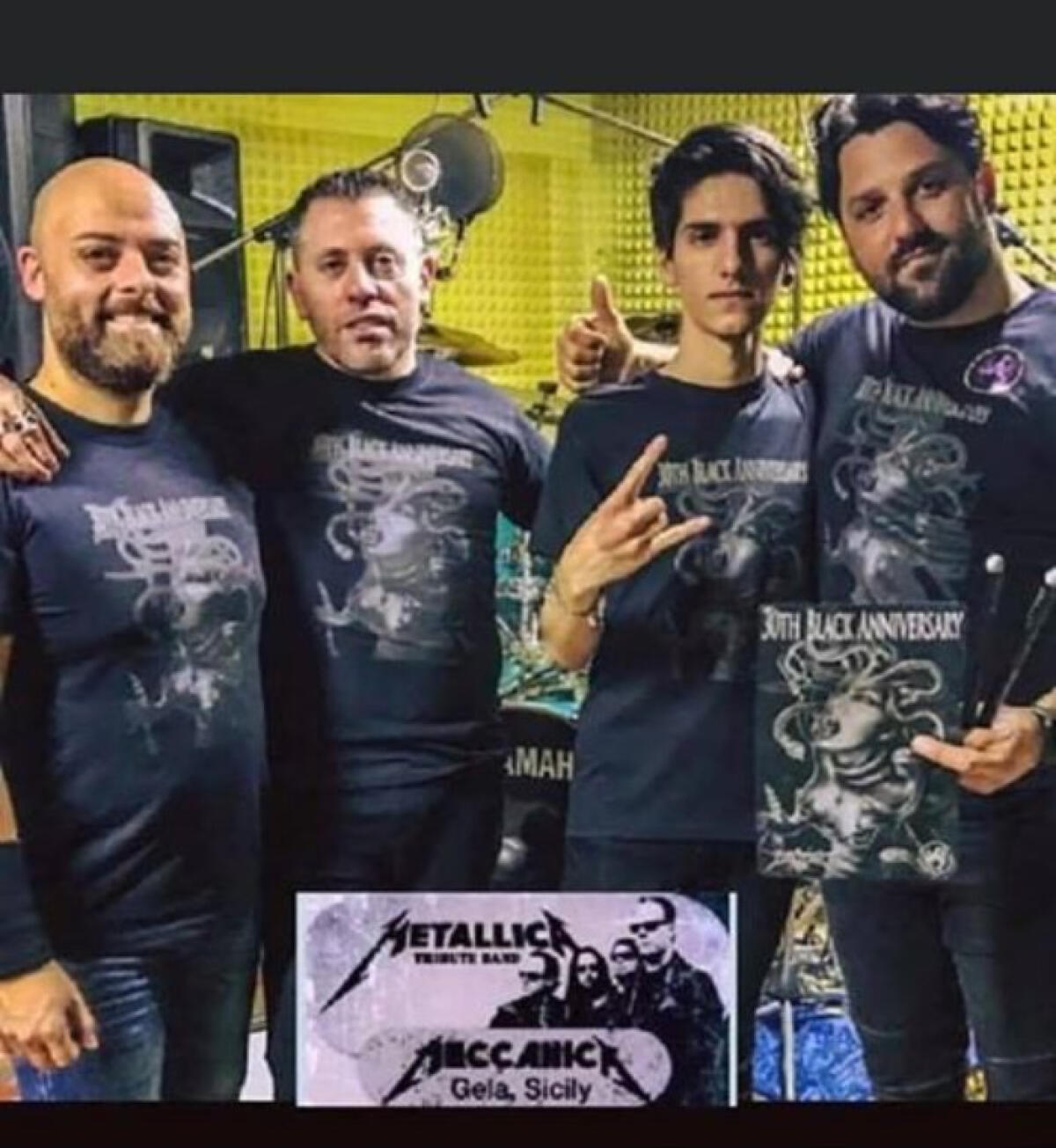 I gelesi "Meccanica" all'evento mondiale delle tribute band dei "Metallica" - I "Meccanica" sono stati invitati dal Metclub statunitense