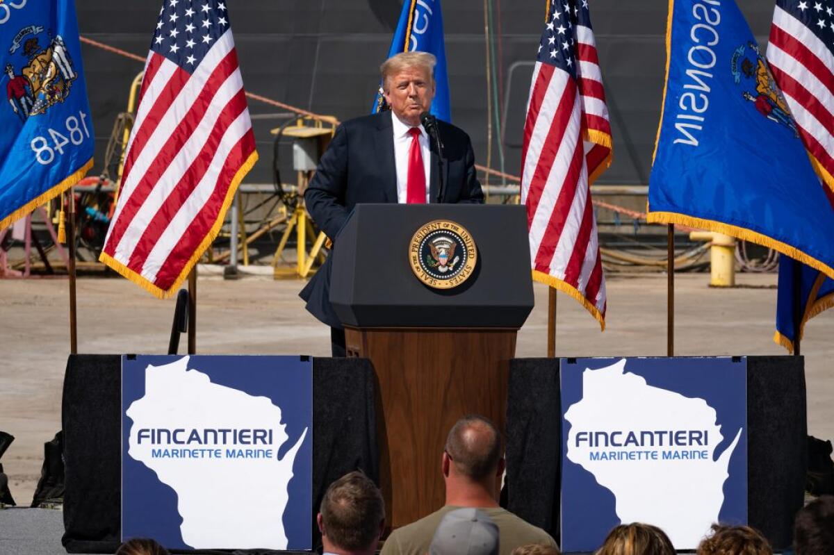 Fincantieri, Trump visita Marinette Marine in Wisconsin - 