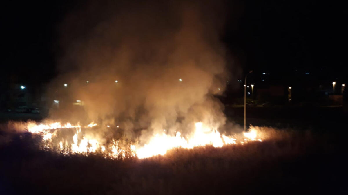 Notte di fiamme, vasto rogo in via Madonna del Rosario: brucia area incolta - 