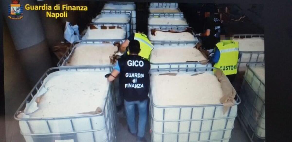 Porto di Salerno, sequestrate 14 tonnellate di “droga dell’Isis” - 