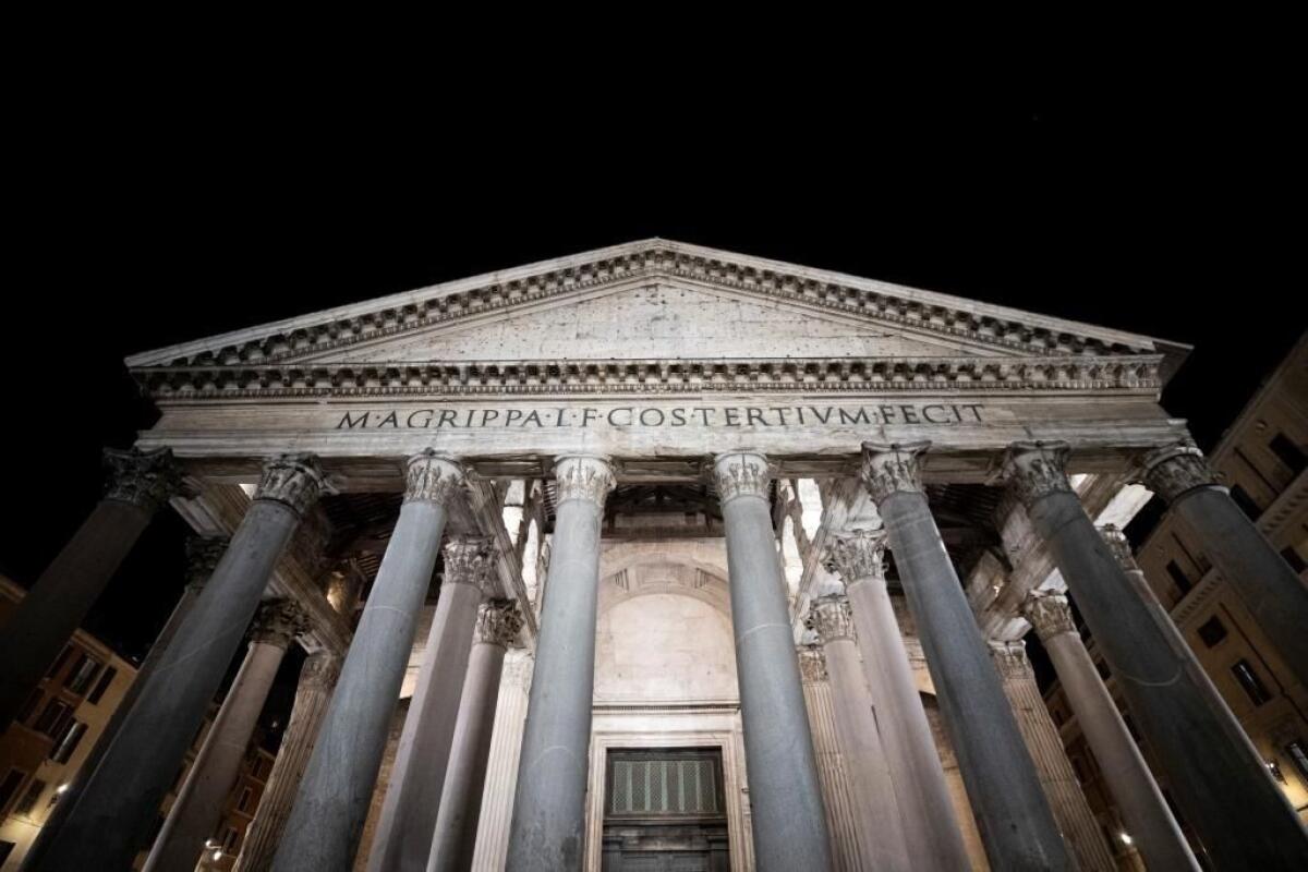 Roma, nuova illuminazione artistica per il Pantheon - 