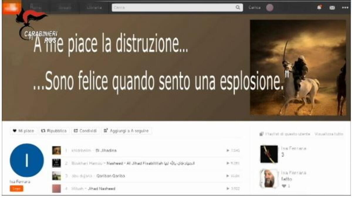 Esalta lo Stato islamico sui social, arrestato a Milano - 