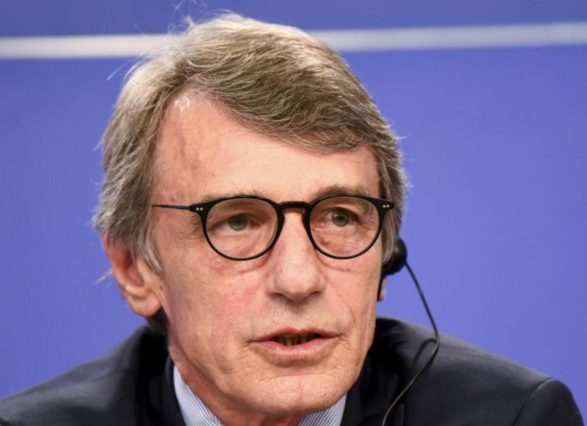 Ue, Sassoli “E’ il tempo di scegliere, lottare contro disparità” - 