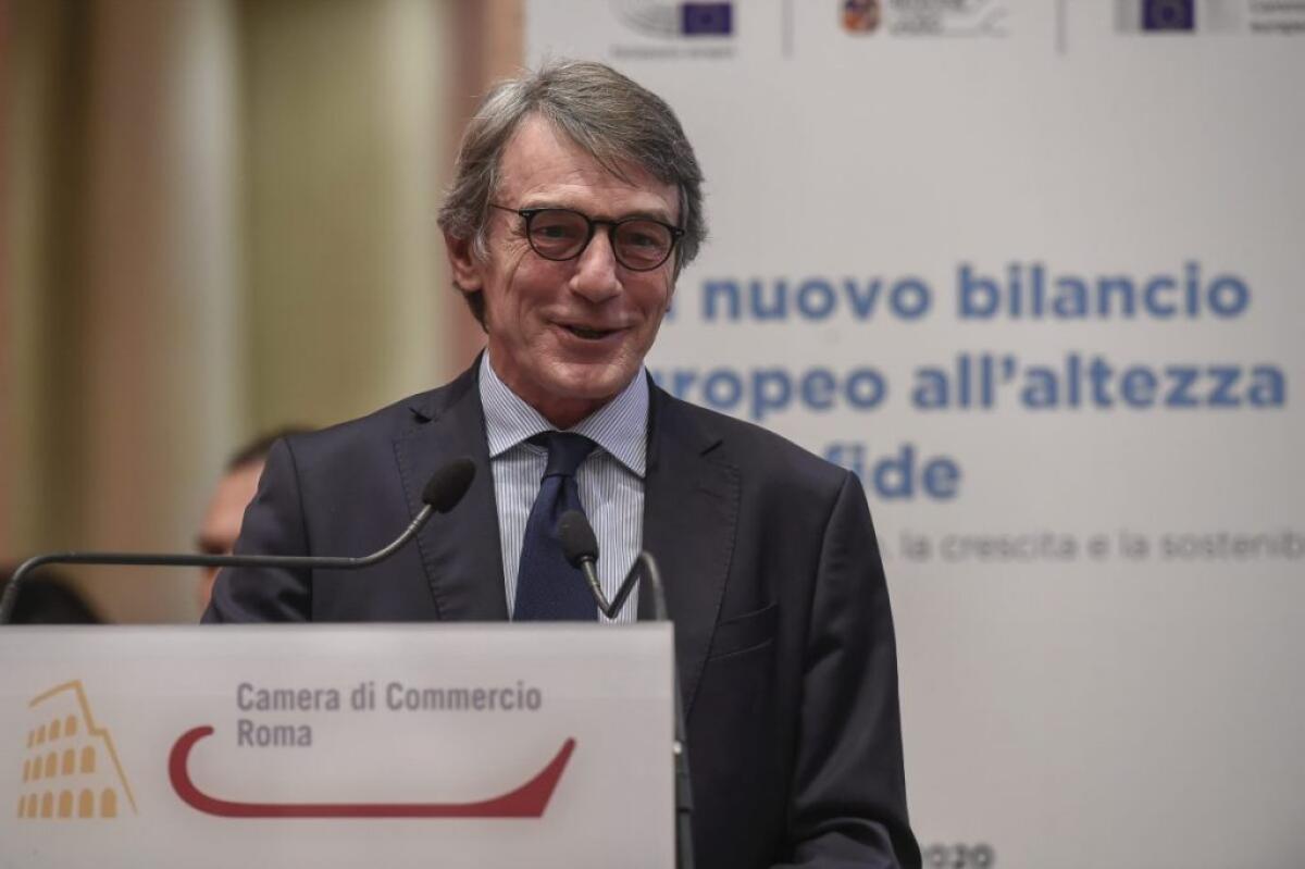 Sassoli “Dall’Ue fiducia nell’Italia ma non agisca come prima del Covid” - 
