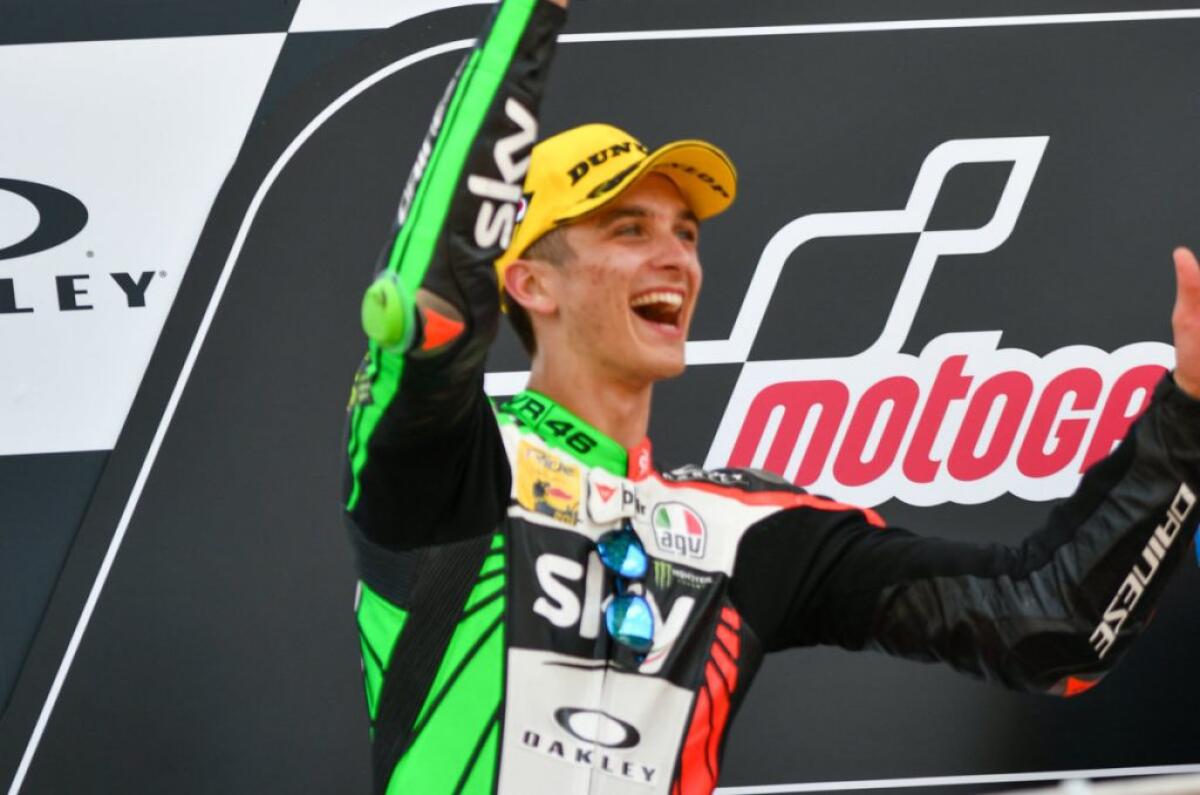 Trionfo per Luca Marini nel Gp di Spagna di Moto2 - 