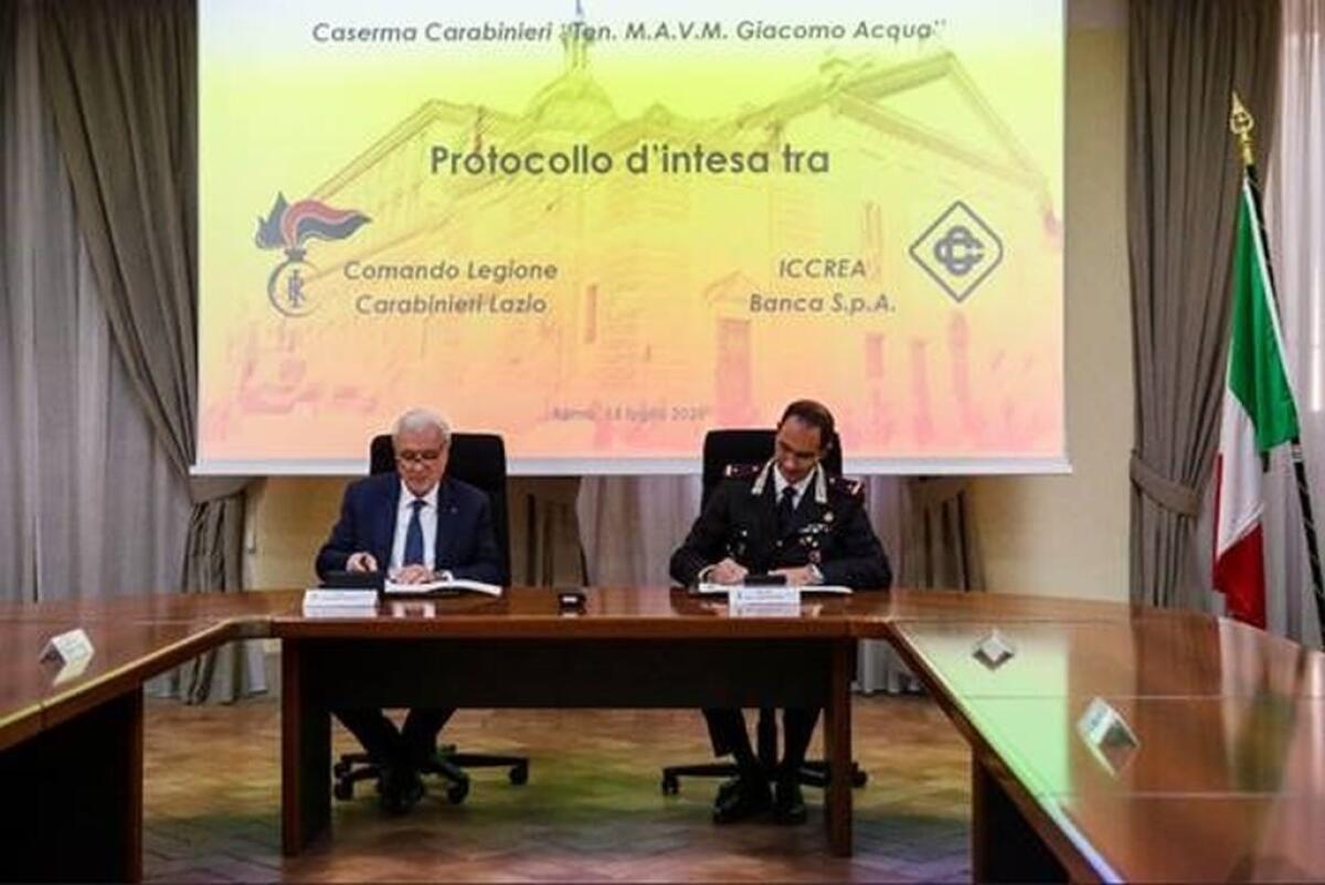 Accordo Iccrea Banca e Carabinieri Lazio per promuovere la legalità - 