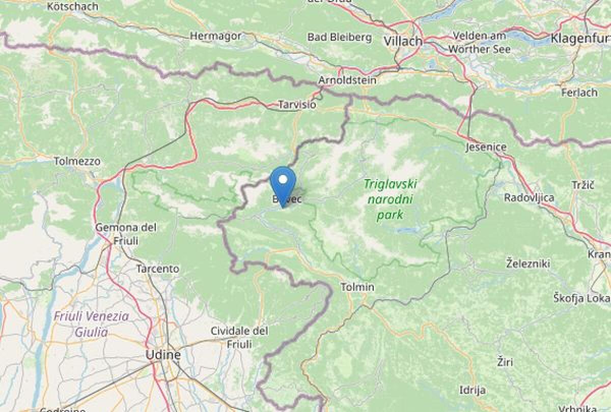 Sisma di magnitudo 4.2 al confine tra Italia e Slovenia - 