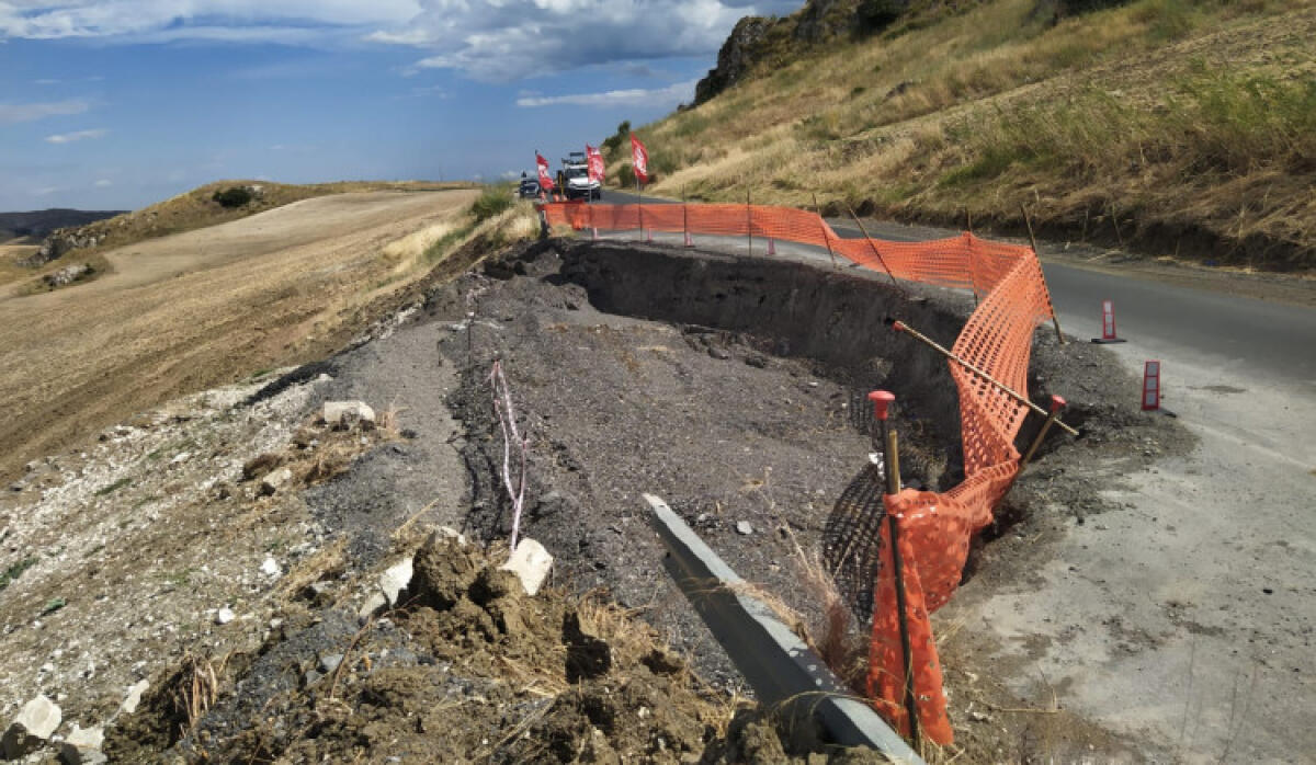 Gela-Butera "a metà settembre lavori", vertice Cgil-Libero Consorzio: "Serve normalità" - L'attuale situazione della Sp8