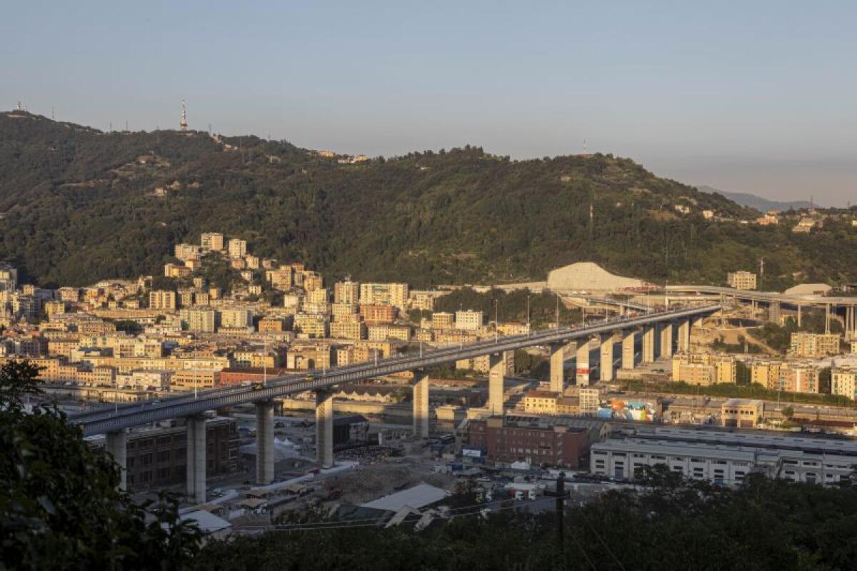 Ponte Genova, a 2 anni dal crollo inaugurazione con Mattarella e Conte - 