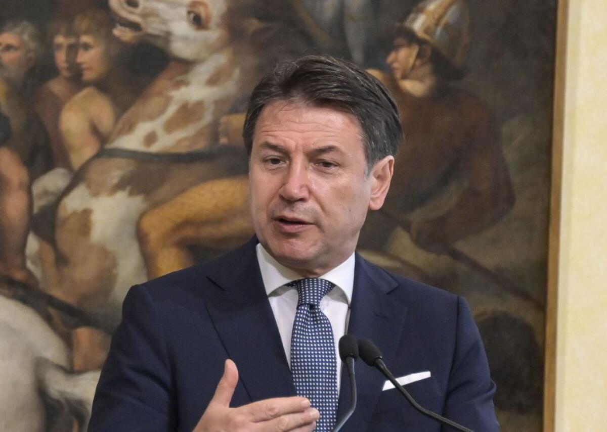 Conte “Calo Pil sotto la doppia cifra, dato confortante” - 