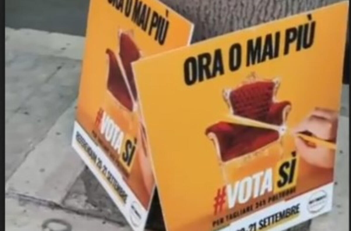 Senza stalli per referendum manifesti a terra, Di Paola: "Enorme ritardo della giunta" - I manifesti a terra