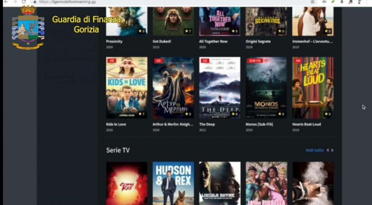 Pirateria tv, sequestrati 58 siti web e 18 canali Telegram - 