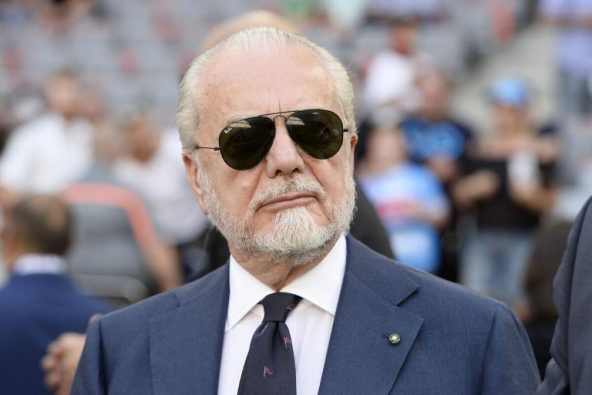 Il presidente del Napoli Aurelio De Laurentiis positivo al Covid-19 - 