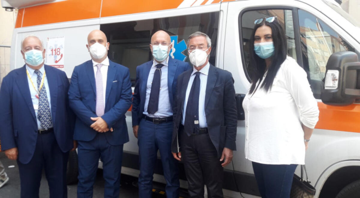 Nuova terapia intensiva, lavori in sei mesi: due milioni di euro da Eni - Il sopralluogo di ieri mattina al Vittorio Emanuele