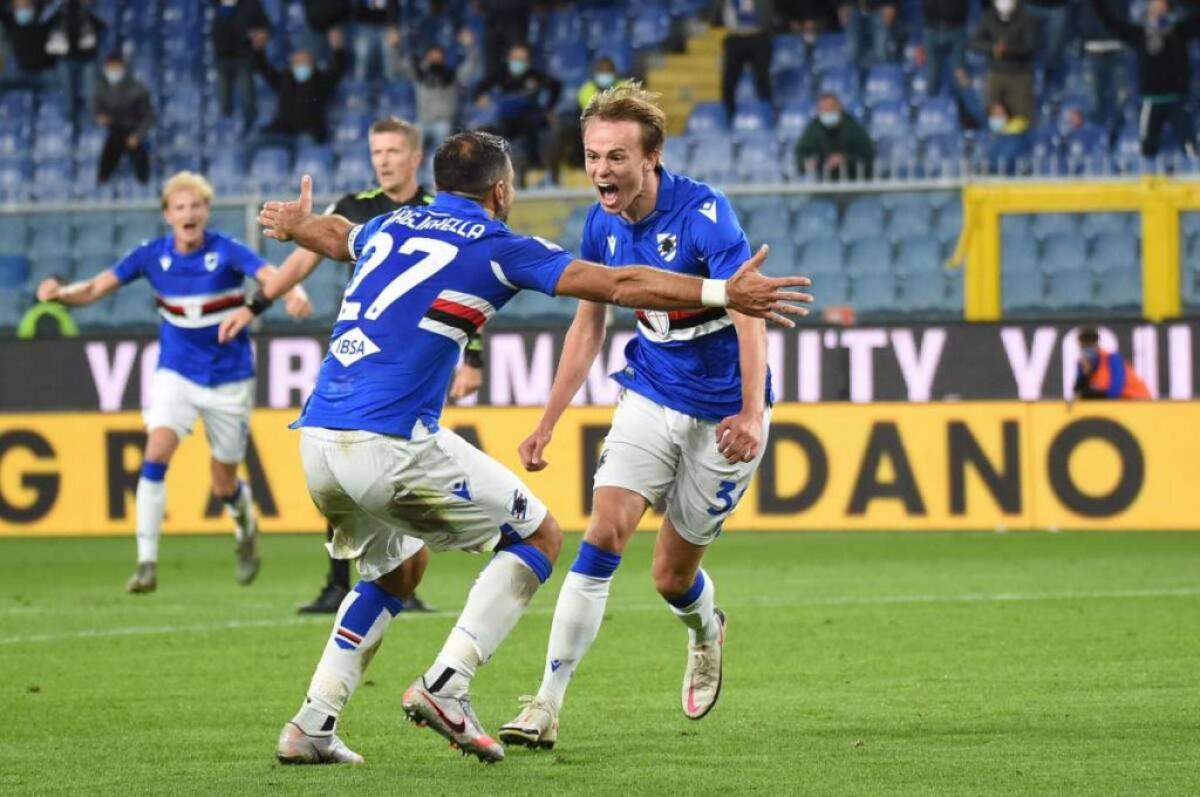 Colpo Sampdoria a Bergamo, Atalanta sconfitta 3-1 - 