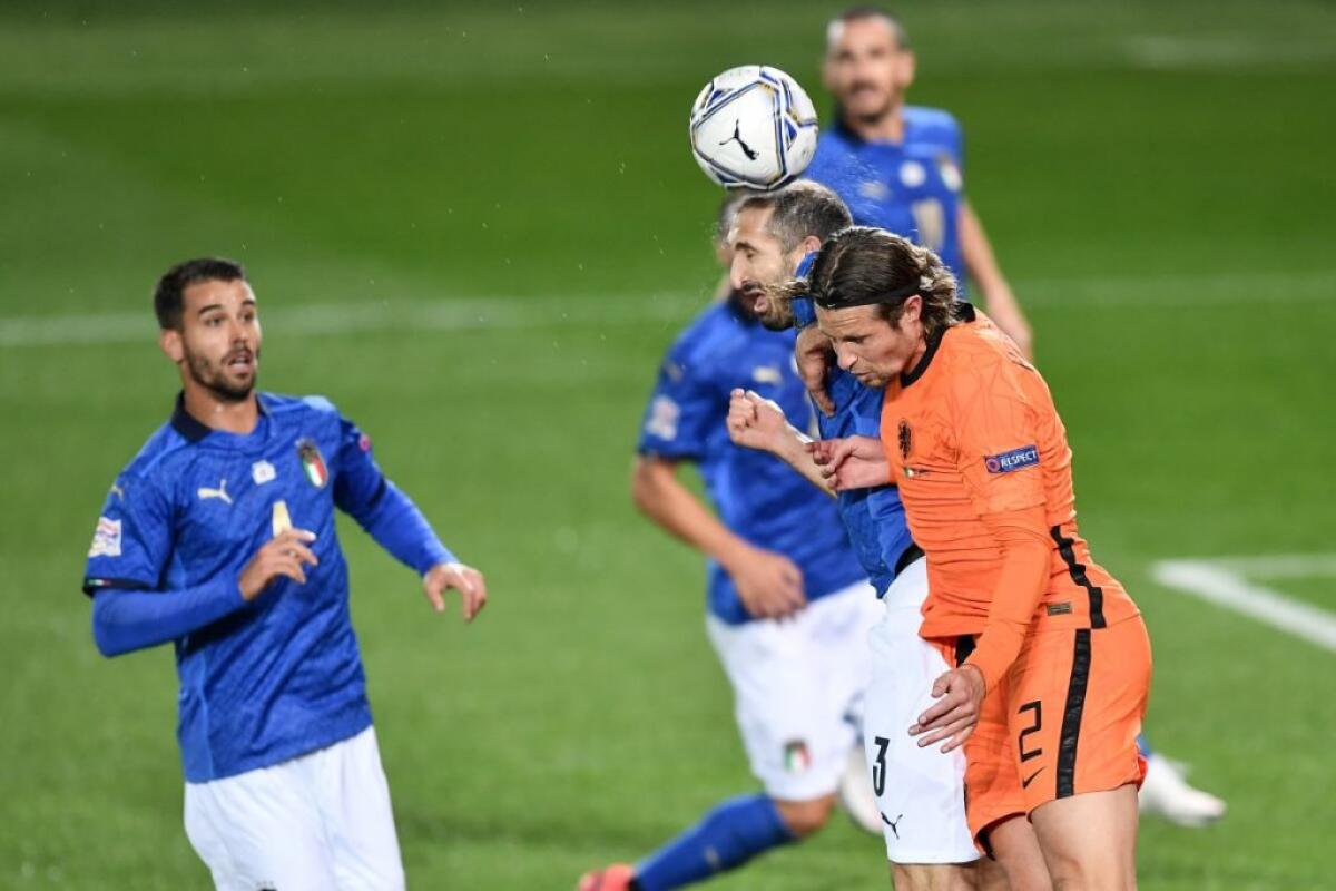 Nations League, l’Italia pareggia 1-1 contro l’Olanda a Bergamo - 