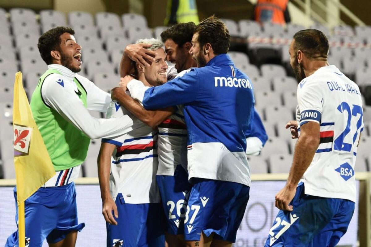 Verre stende la Fiorentina, la Sampdoria vince 2-1 nell’anticipo - 