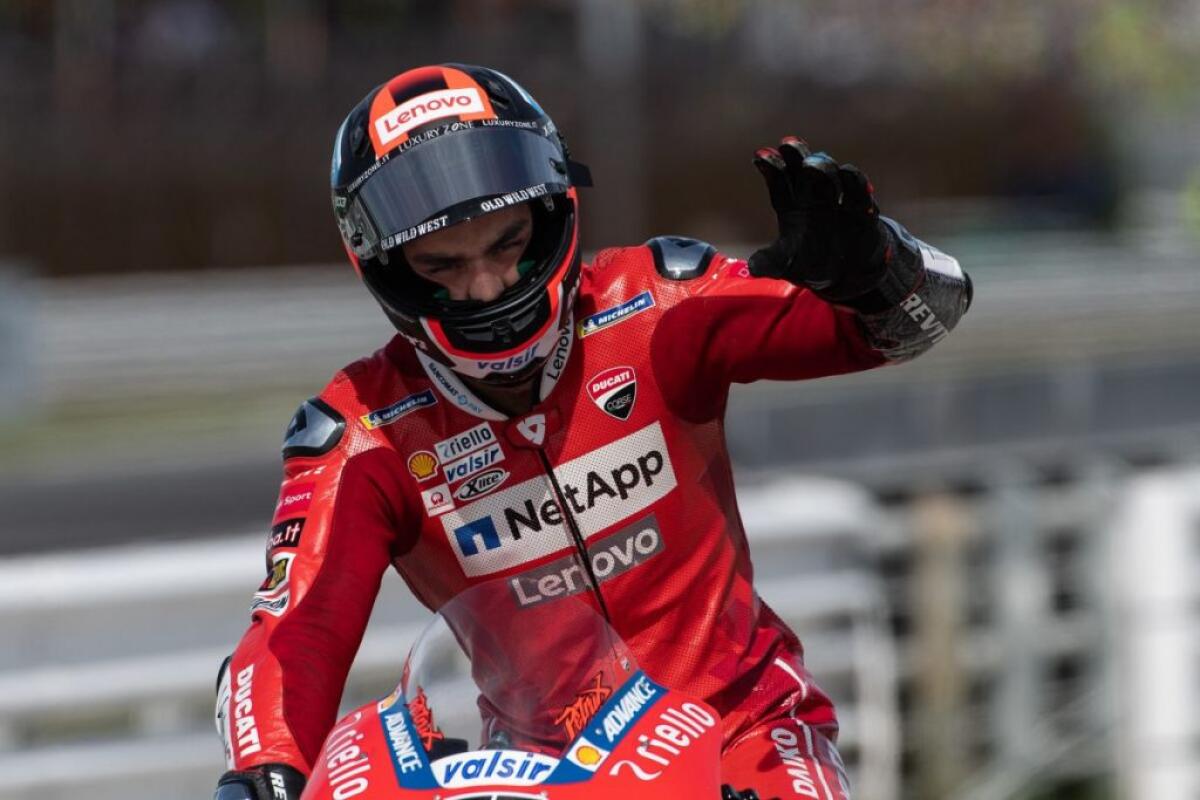 Gp Francia, Petrucci vince a Le Mans, Alex Marquez 2° -