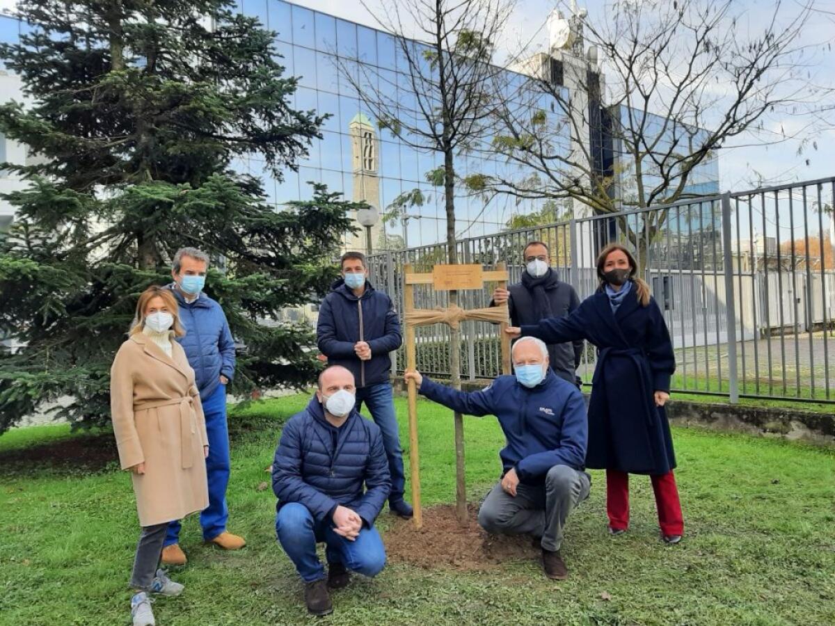 Snam, piantato il primo albero di una foresta di 3 mila piante - 