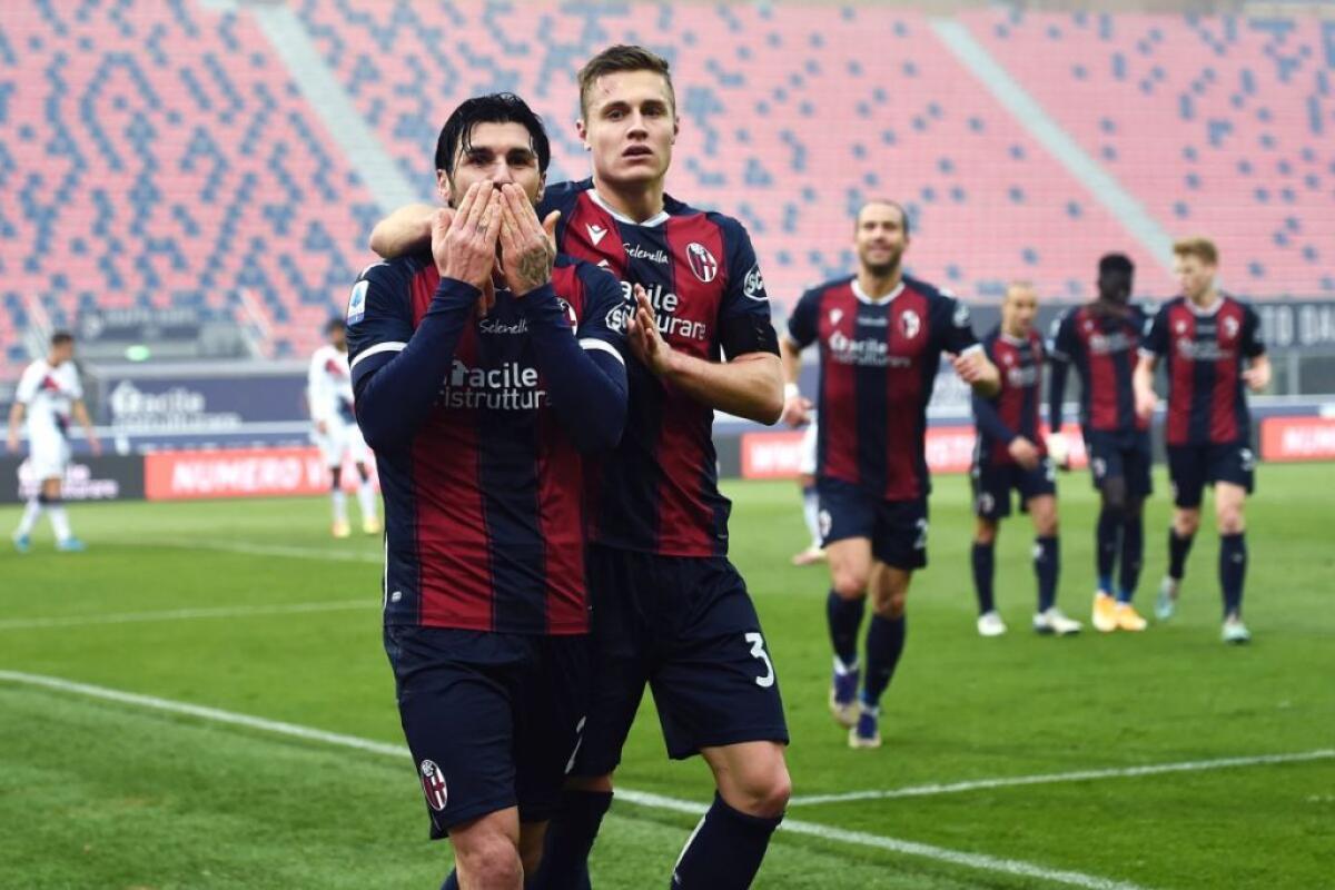 Il Bologna supera di misura il Crotone, decide Soriano - 