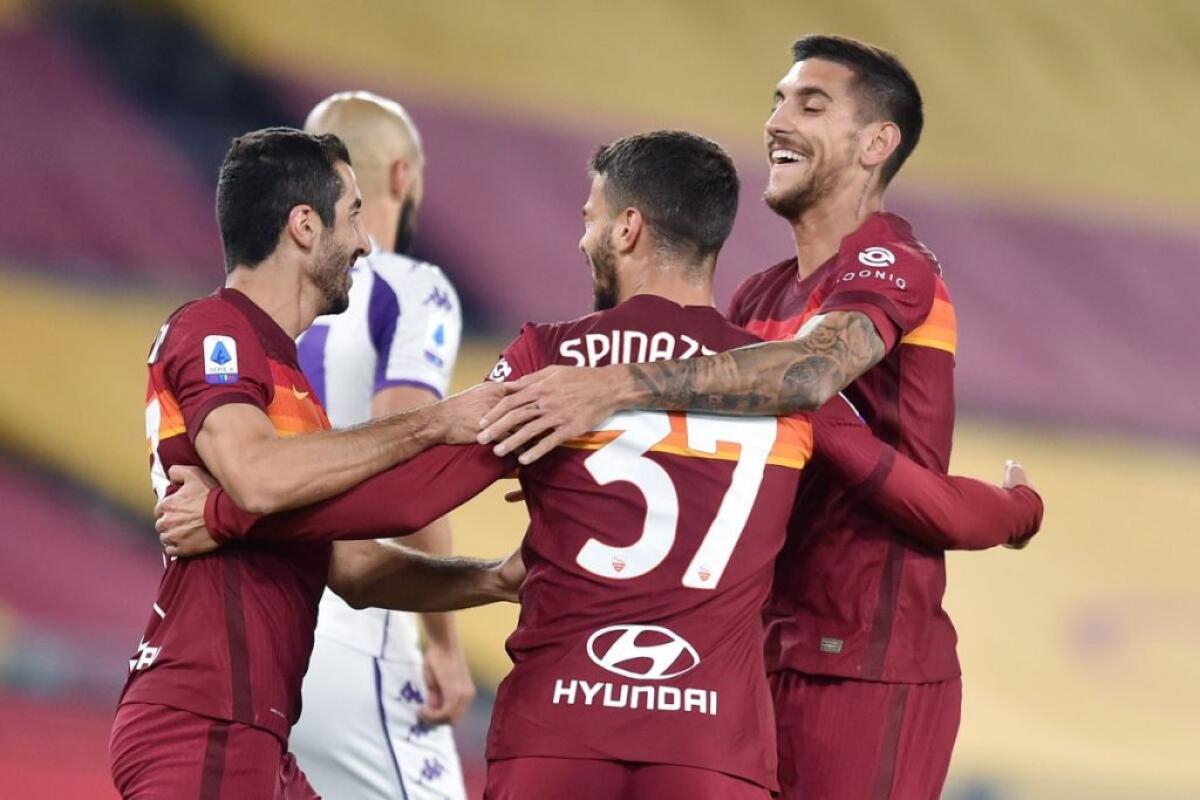 La Roma batte 2-0 la Fiorentina, decidono Spinazzola e Pedro - 
