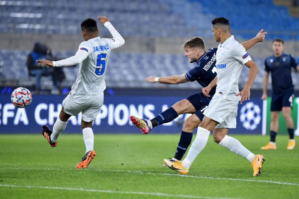 Doppietta Immobile e Parolo, Lazio batte Zenit 3-1 - 