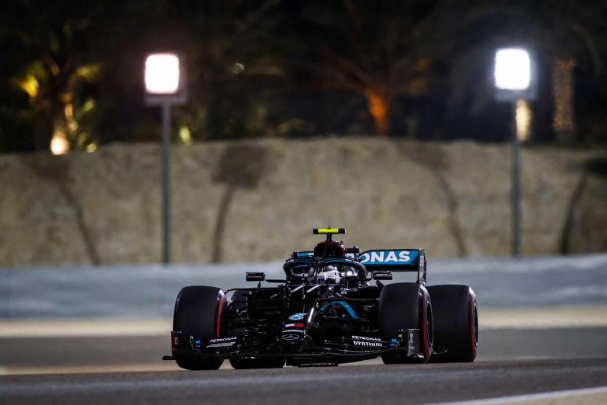 Bottas in pole nel Gp di Sakhir, seconda fila per Leclerc - 