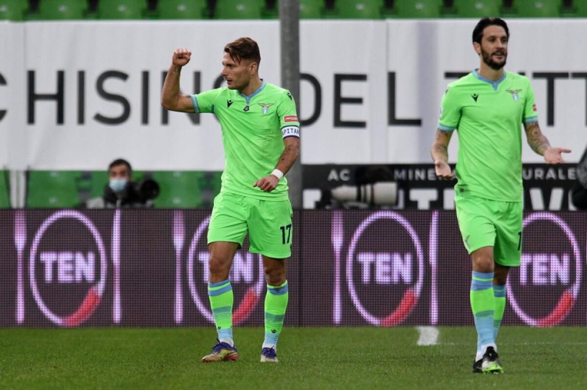 Immobile e Milinkovic-Savic a segno, Spezia-Lazio 1-2 - 