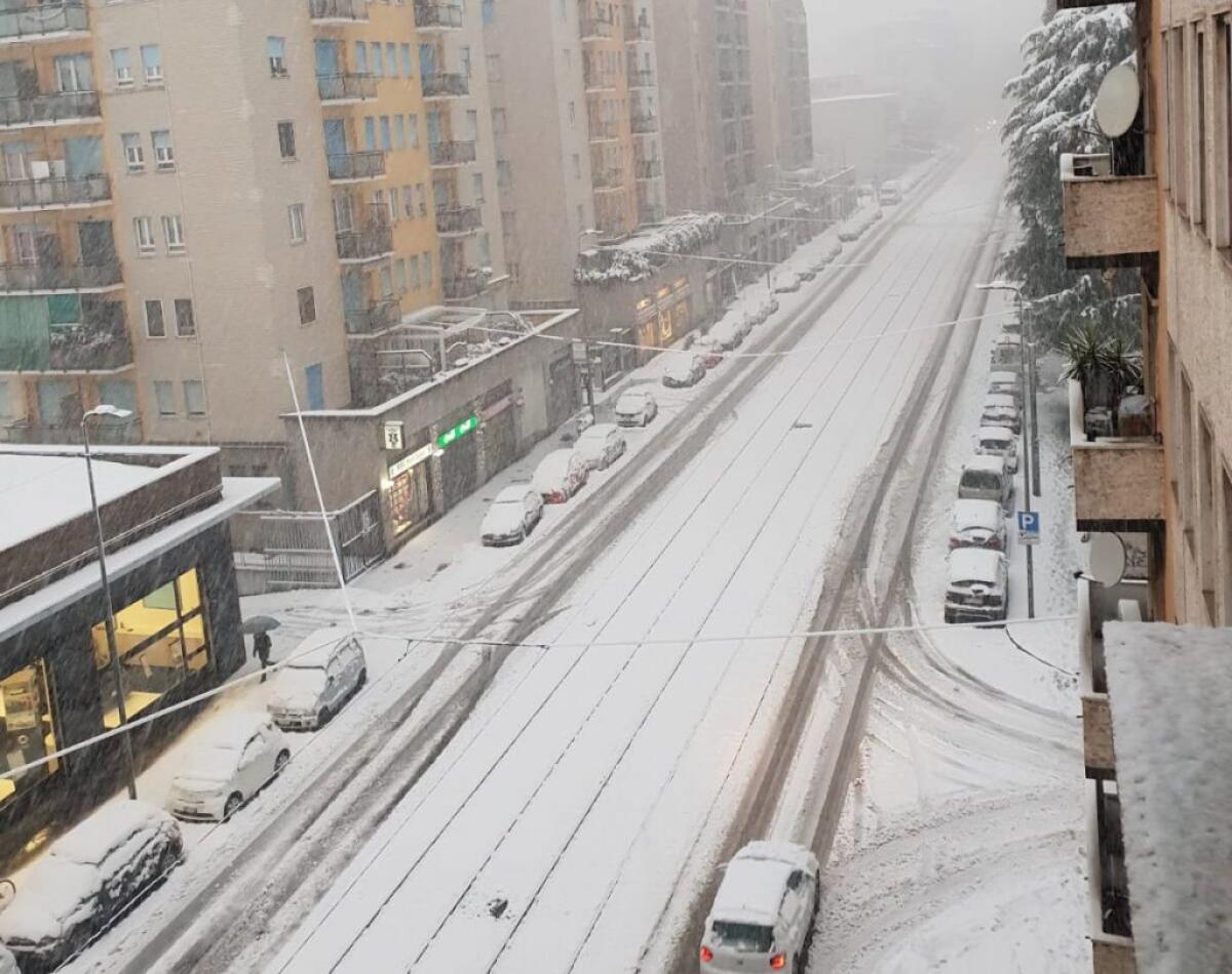In Lombardia neve anche in pianura, 25 centimetri a Milano - 