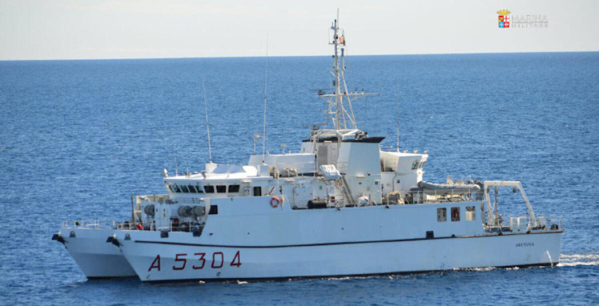 Mappato gasdotto Greenstream tra Gela e Libia, la nave "Aretusa" ha concluso attività -