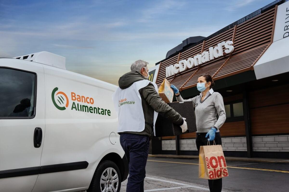 McDonald’s, 100.000 pasti caldi per le strutture caritative - 