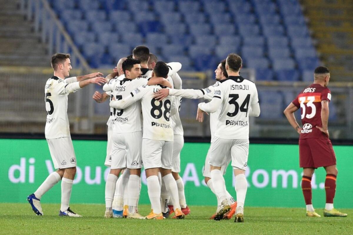 Roma eliminata in Coppa Italia, Spezia passa 4-2 all’Olimpico - 