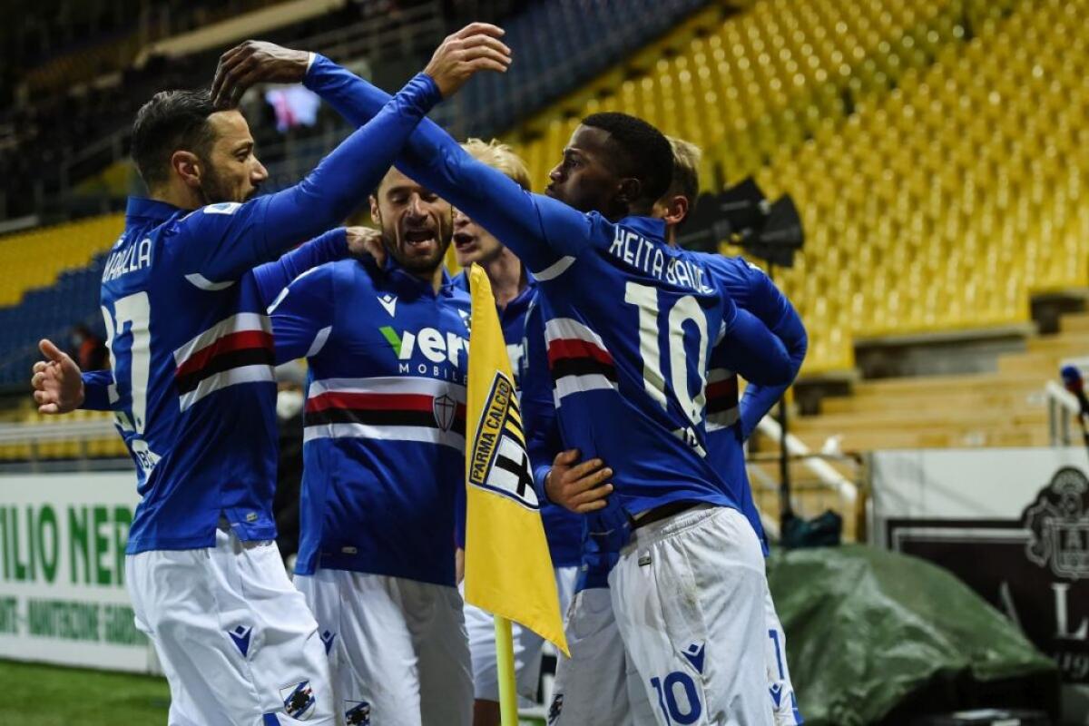 La Sampdoria espugna il Tardini, Parma sconfitto 2-0 - 