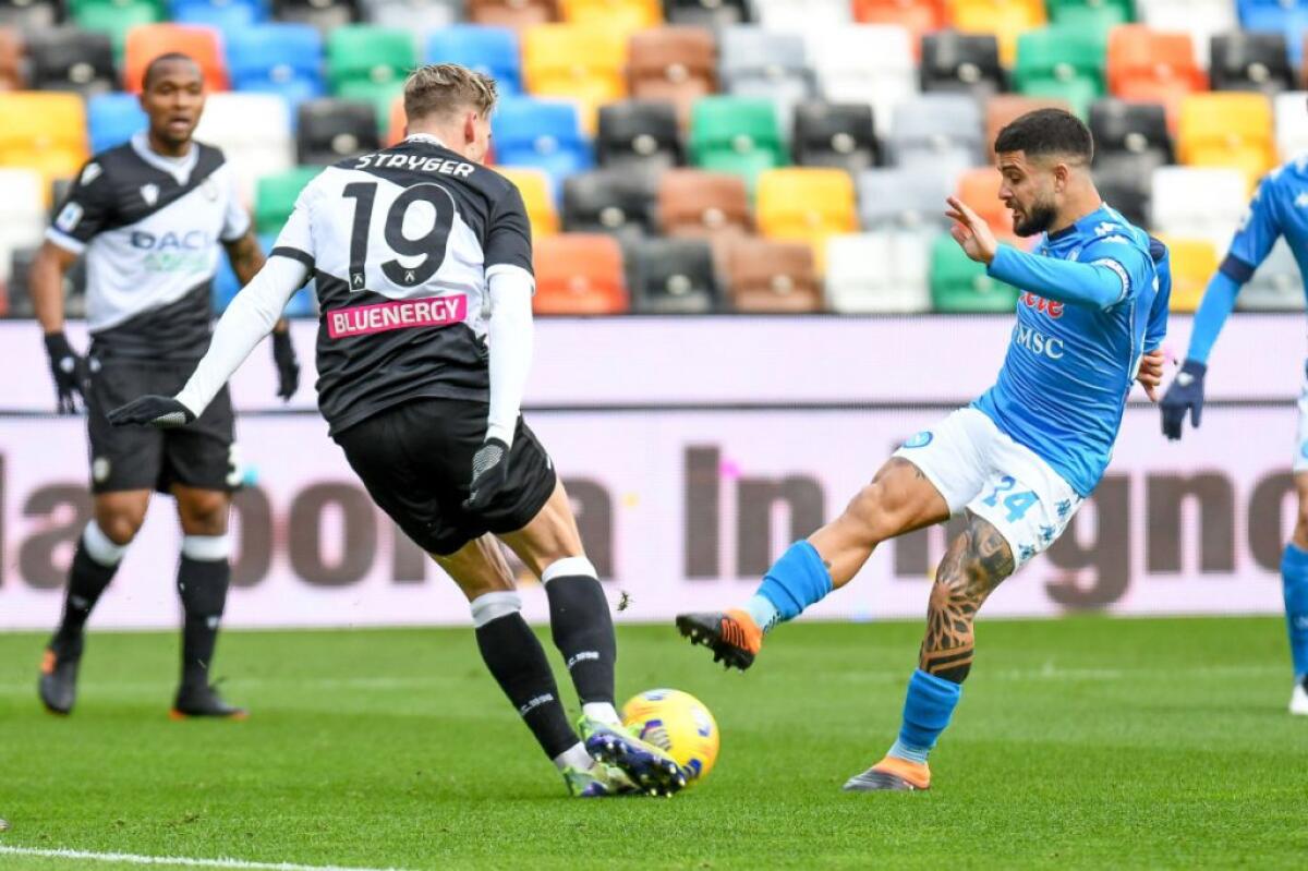 Napoli in extremis con Udinese, vincono Lazio e Verona - 