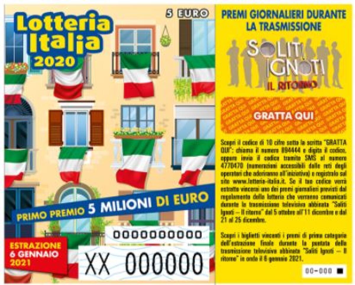 Lotteria Italia, il primo premio da 5 milioni di euro va a Pesaro - 