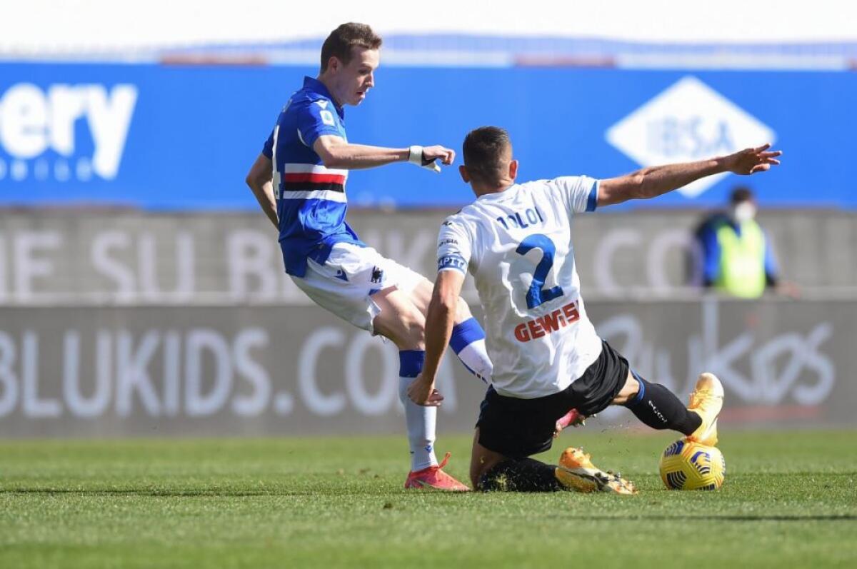 Sampdoria-Atalanta 0-2, la Dea aggancia la Juventus - 
