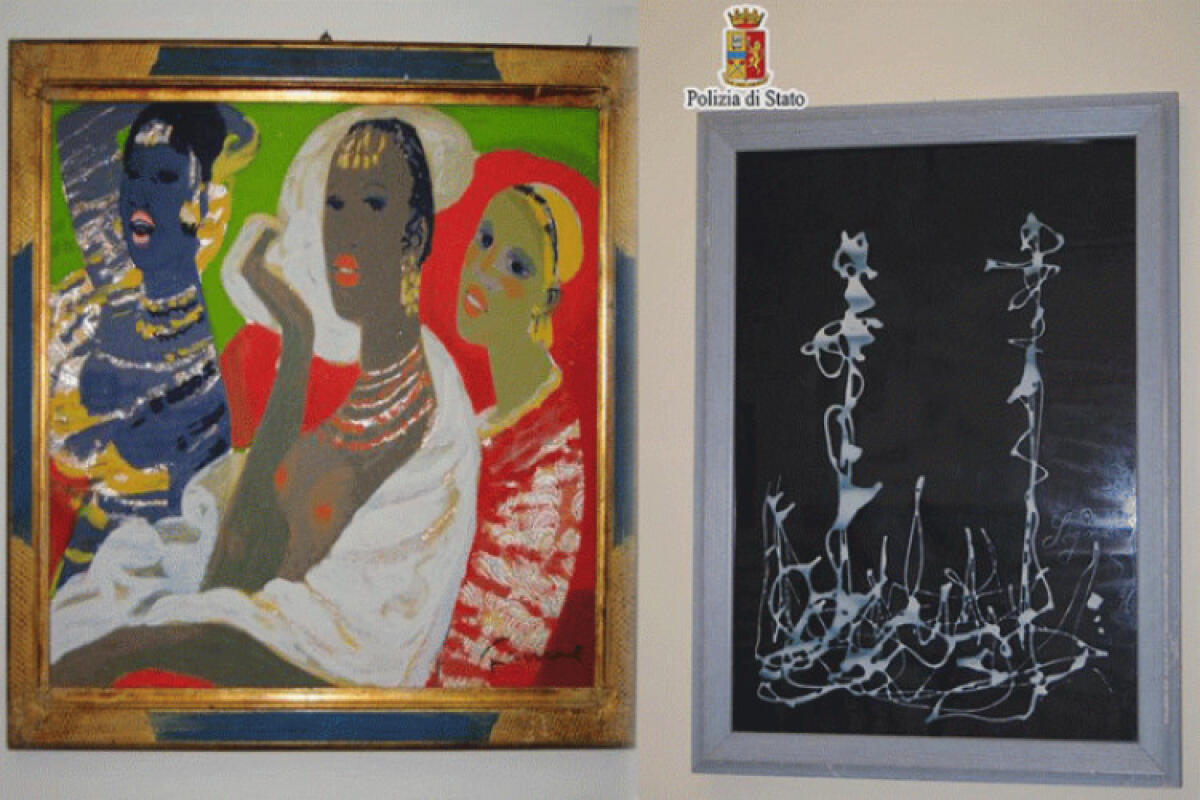 Opere di Fiume e Legname rubate, erano in possesso di un ambulante: chiesta condanna - I quadri furono recuperati dai poliziotti