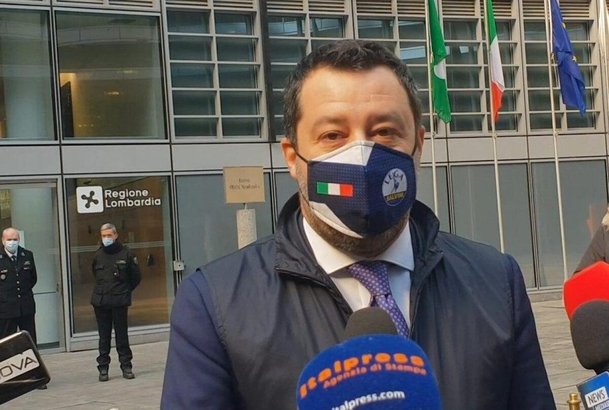 Salvini “Abbiamo gettato il cuore oltre l’ostacolo, altri mettono veti” - 