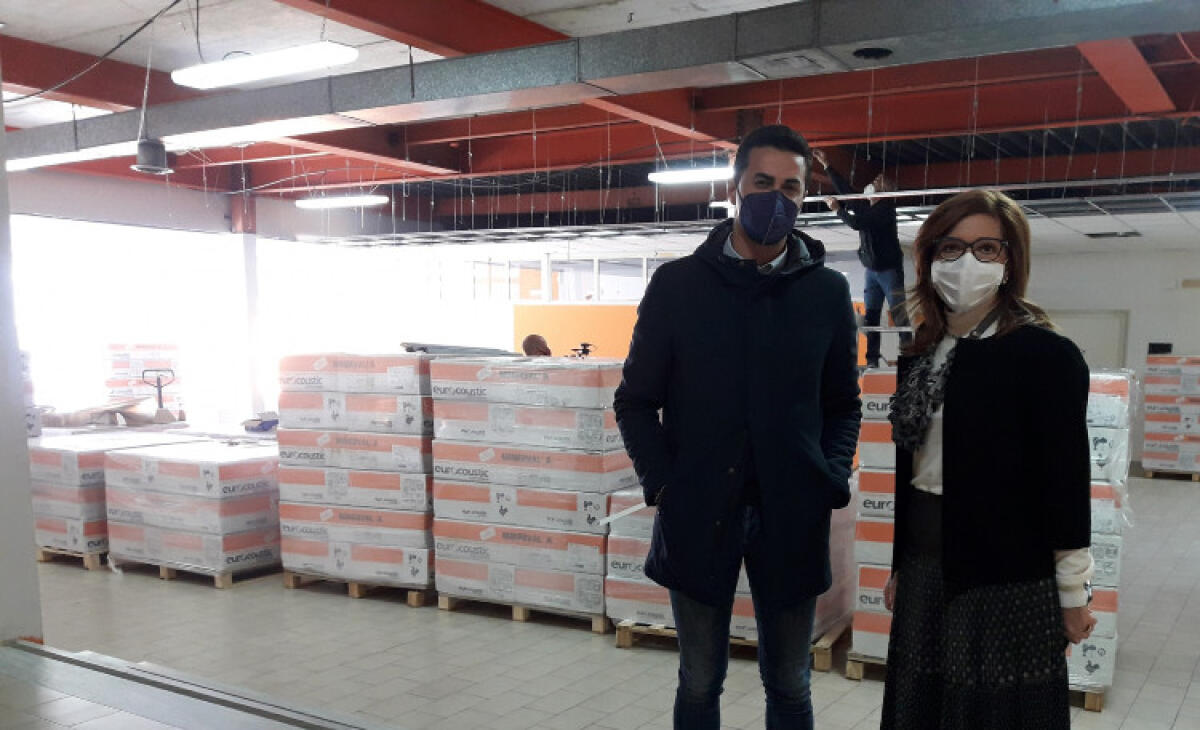 Cedimenti alla "Verga", via lavori: Malluzzo, "programmiamo per superare emergenze" - Sono iniziati i lavori alla "Verga"