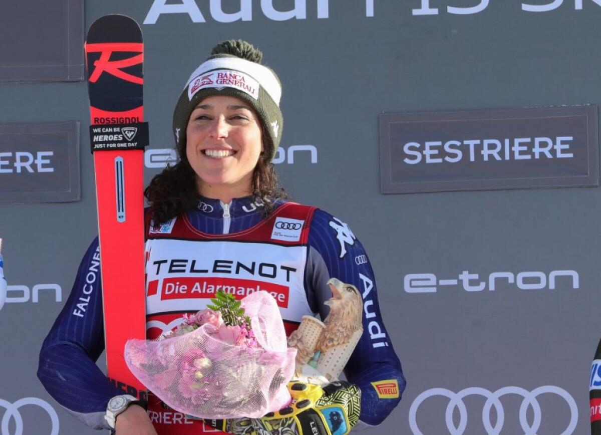 Brignone vince super G Val di Fassa, Curtoni 4^ - 