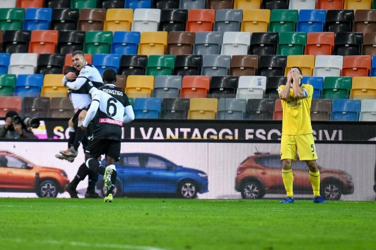 L’Udinese passa nel finale, Verona sconfitto 2-0 - 