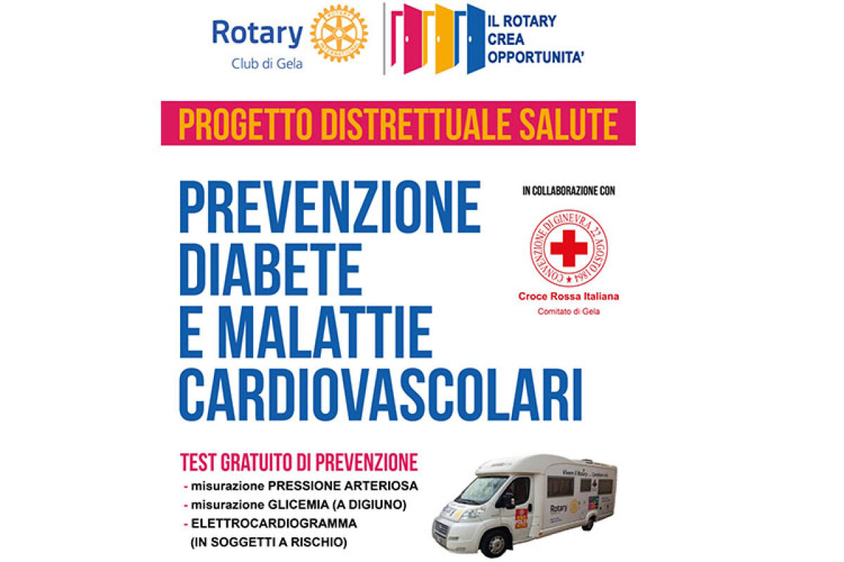 Prevenzione del diabete, screening gratuito con il Rotary - 