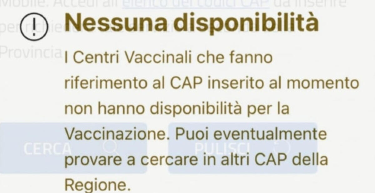 Vaccini anti-Covid, sul territorio poca disponibilità: Giudice, "programmazione non va" - Il messaggio sul portale