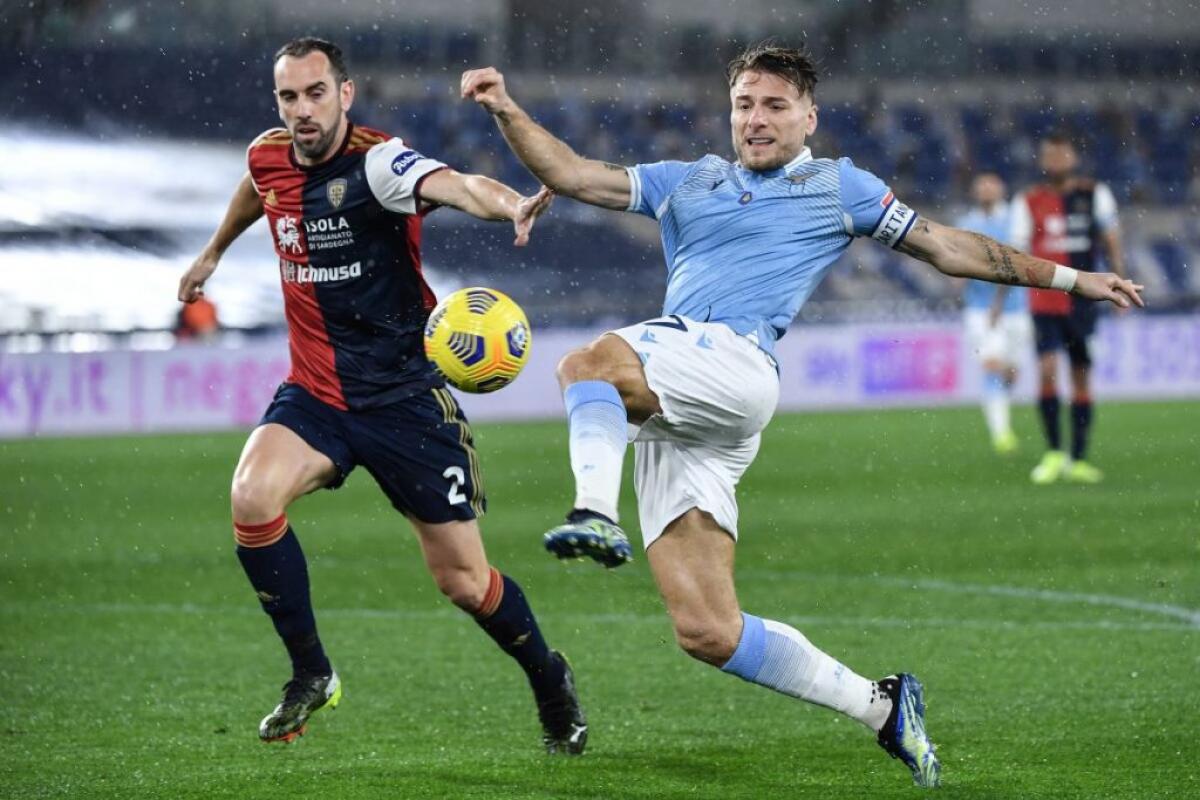 La Lazio batte il Cagliari, Roma agganciata al 4° posto - 