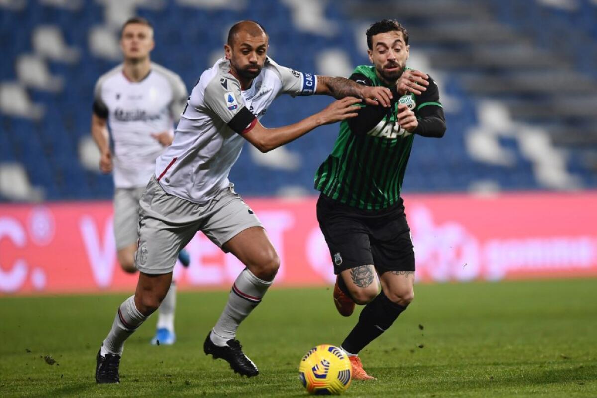 Caputo risponde a Soriano, Sassuolo-Bologna 1-1 -