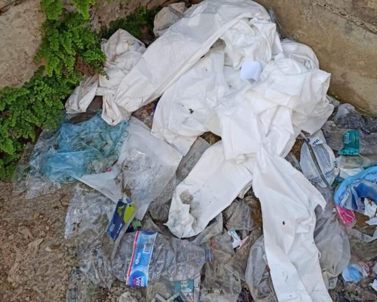 Discariche abusive vicino le scuole, "abbandonate tute protettive come quelle Covid" - Anche tute protettive tra i rifiuti abbandonati