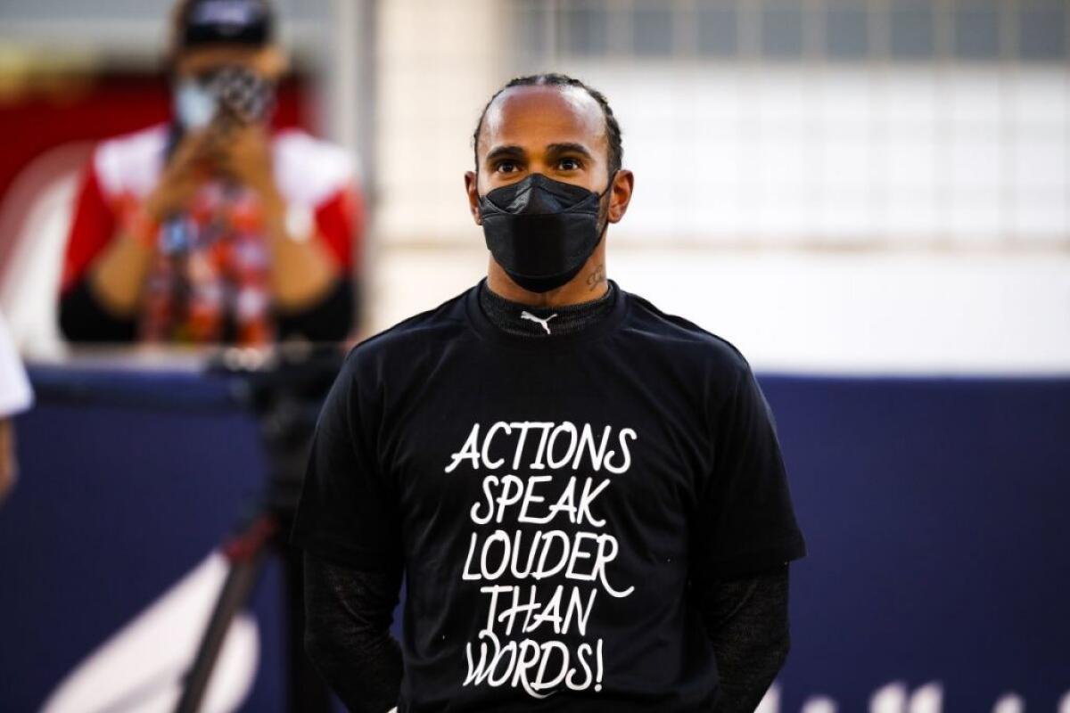 Hamilton vince il Gp del Bahrain su Verstappen, Leclerc 6° - 